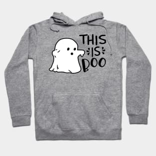 This Is Boo Sheet Ghost Retro Halloween Costume Men Women Hoodie